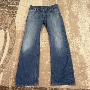 Diesel Vintage Y2K Blue Denim Jeans Mens 31x31 Casual Streetwear Double Waist